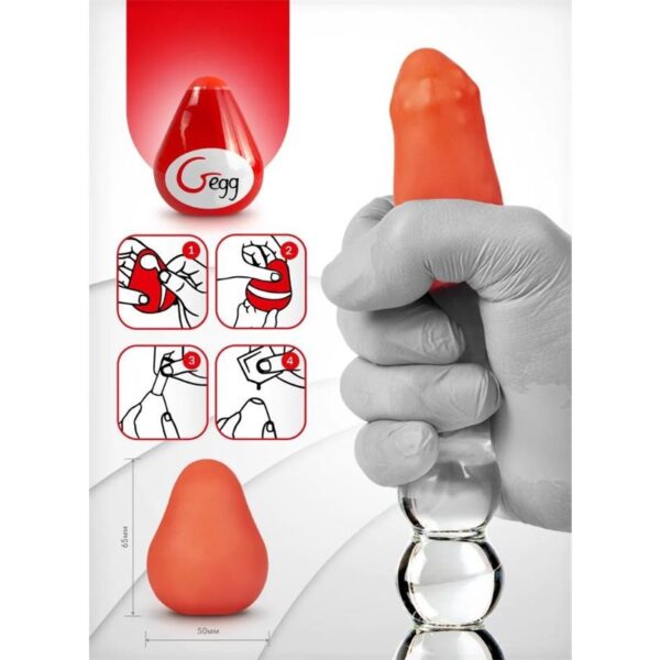 Gegg Masturbator Egg Red - Image 4