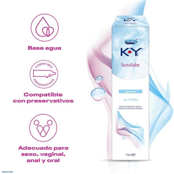 Water Base Lub Sensilube KY 75 ml - Image 2