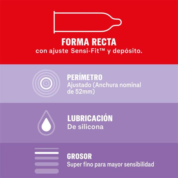 Condoms Sensitivo Contacto Total 6ud - Image 3