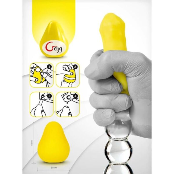 Gegg Masturbator Egg Yellow - Image 4