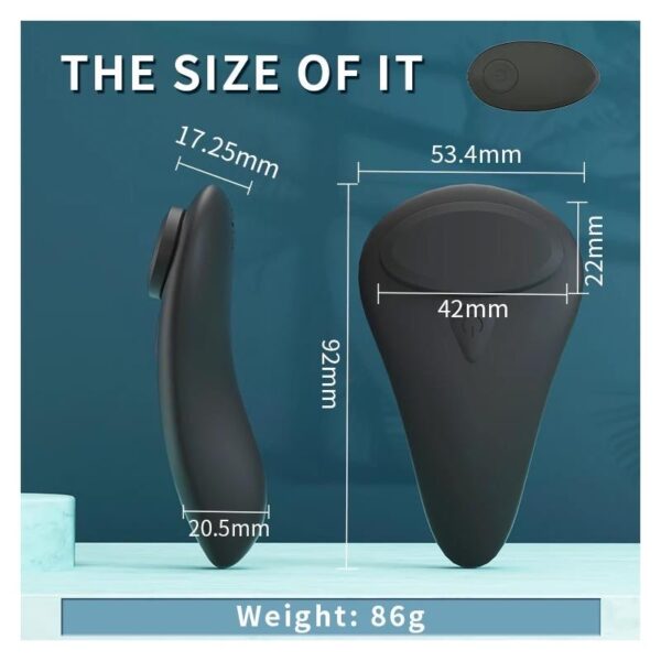 Bengi Panty Stimulator Remote Control Liquified Silicone Unibody - Image 8