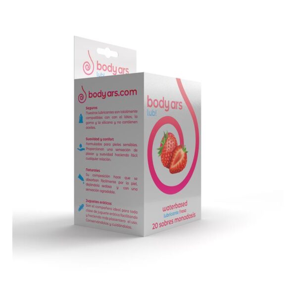 Single-dose Water-Based Lubricant Gel Acid Strawberry 20 x 4 ml - Image 3
