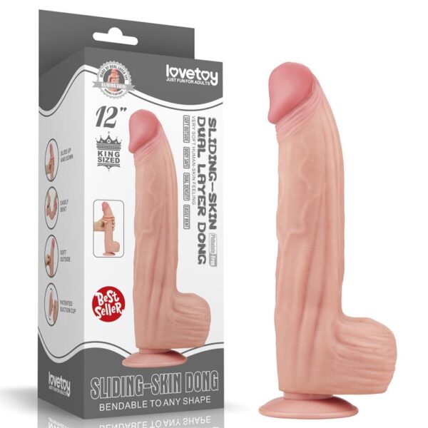 Dildo Dual Layer Sliding Skin 12 - Image 11