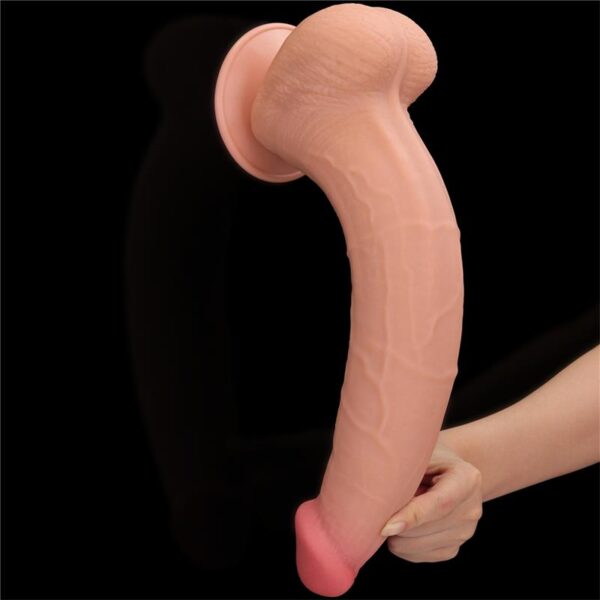 Dildo Dual Layer Sliding Skin 13.5 - Image 4