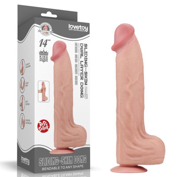 Dildo Dual Layer Sliding Skin 14 - Image 11