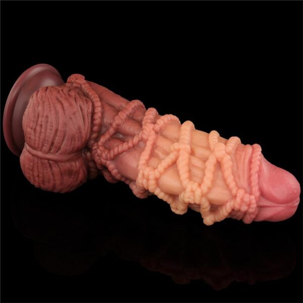 Dildo Dual Layer King Size Nature 9.5 - Image 4
