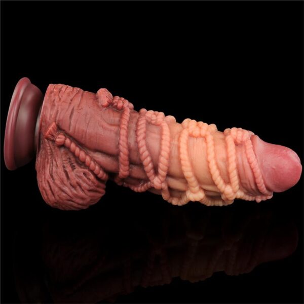 Dildo Dual Layer King Size Nature 9.5 - Image 7
