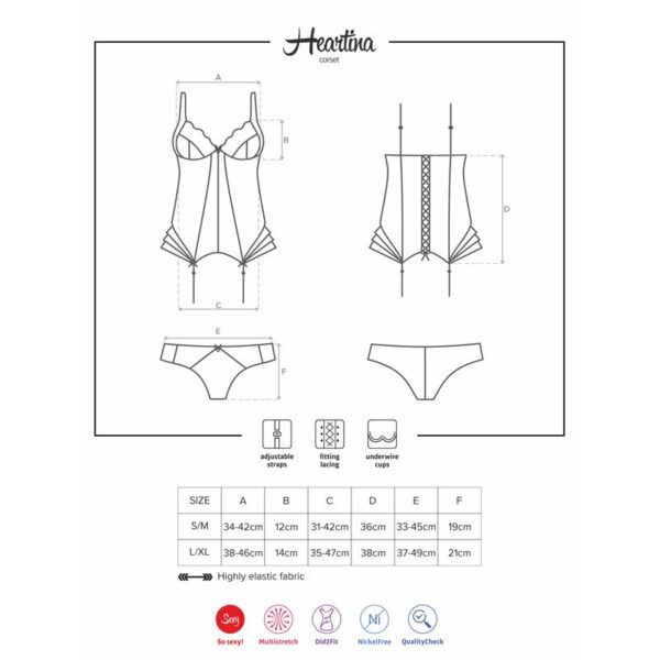 Heartine Corset Black - Image 3