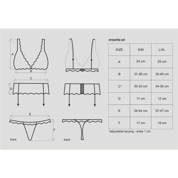 Emperita 3 Pieces Set Black - Image 3