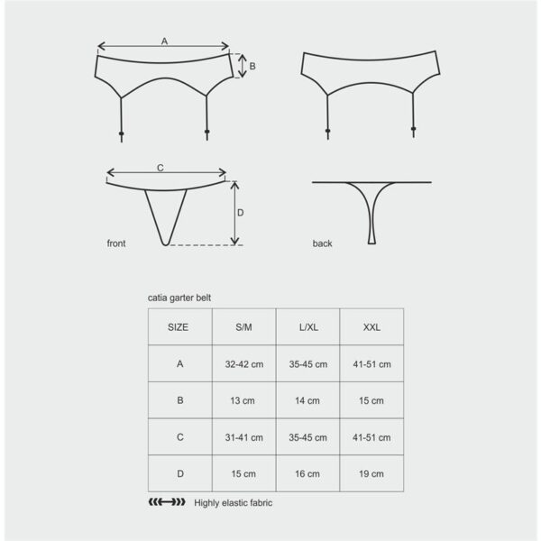 Catia Garter Belt and Thong - Image 3