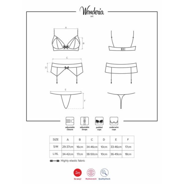 Wonderia 3 Pieces Set Black - Image 3