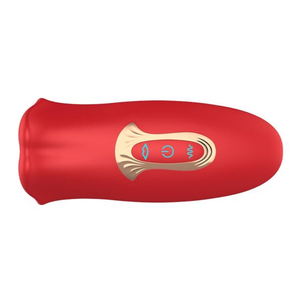 Ember Licking and Vibrating Mouth Shape Massager USB Silicone - Image 6