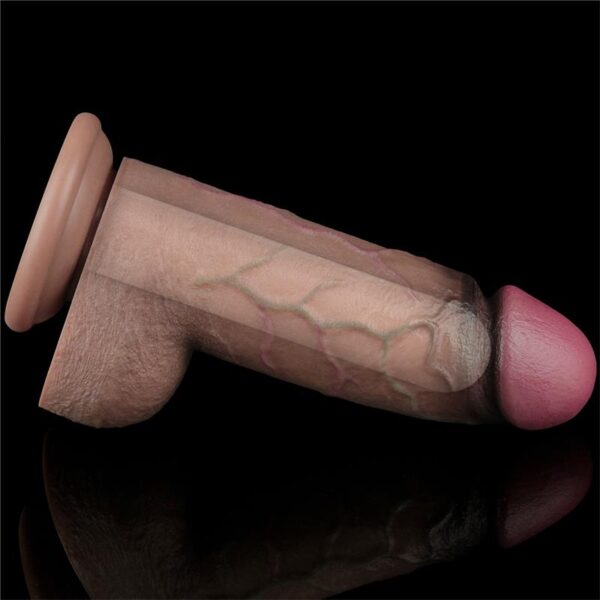 Dildo Dual Layered Silicone XXL 9.5 - Image 3