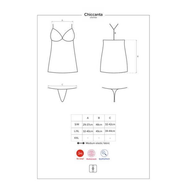 Chiccanta Chemise and Thong - Image 3
