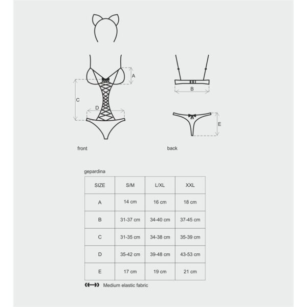 Costume Gepardina 3 Pieces - Image 4