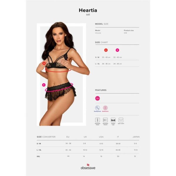 Heartia 3 Pieces Set Black - Image 3