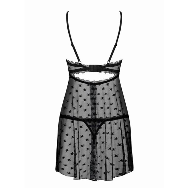 Astralya Sheer Babydoll With Thong - Image 4
