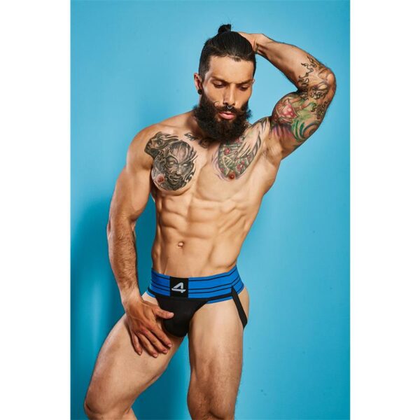 C4M15 Rugby Jockstrap Electric Blue - Image 5