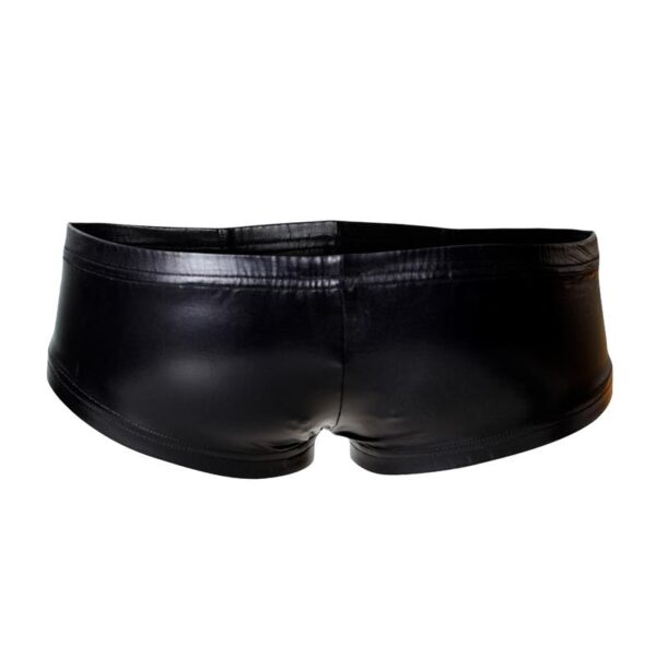 C4M Booty Shorts Leatherette Black - Image 4