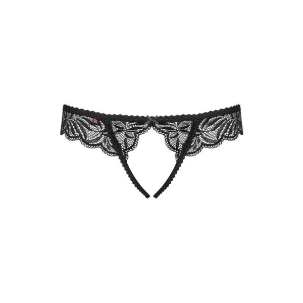 Contica Crotchless Panties Black - Image 6