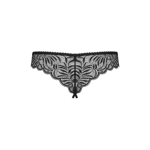 Contica Crotchless Panties Black - Image 5