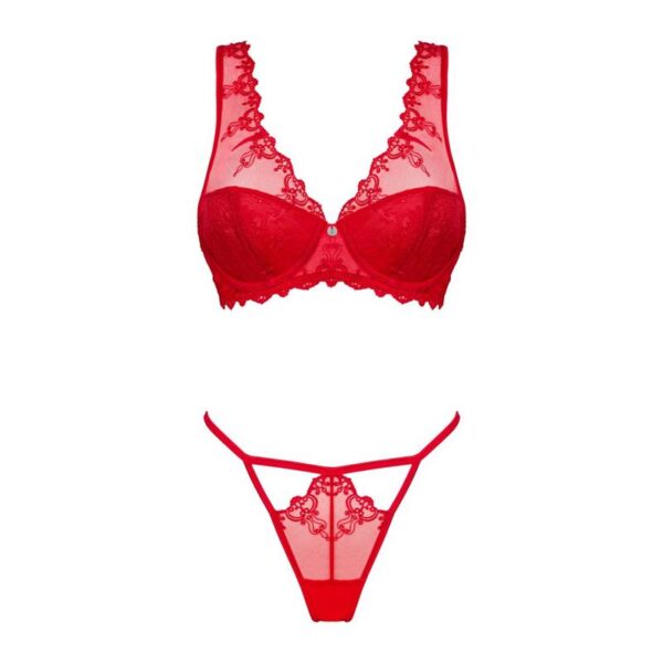 Lonesia Lace Bra Set With Thong - Image 3