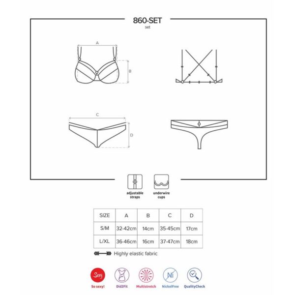 860-SET-2 2 Pieces Set White - Image 3