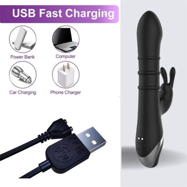 Reipo Vibrator with Up and Down Sliding Rings - Image 14