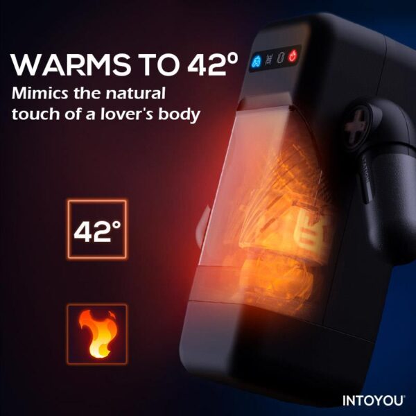 Elon Intelligent Masturbator with Up and Down Movement, Vibration, Heat and Phone Holder - Image 10