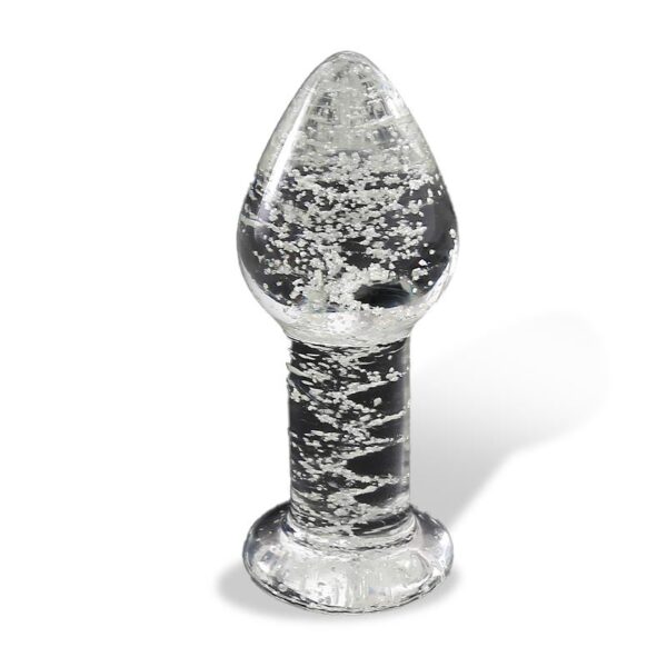 Glow in the Dark Glass Butt Plug - Image 6