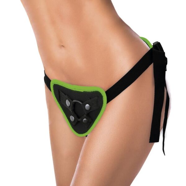 Eiferes Glow in the Dark Adjustable Strap-On Harness Corset Style - Image 3
