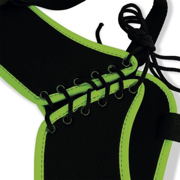 Eiferes Glow in the Dark Adjustable Strap-On Harness Corset Style - Image 4