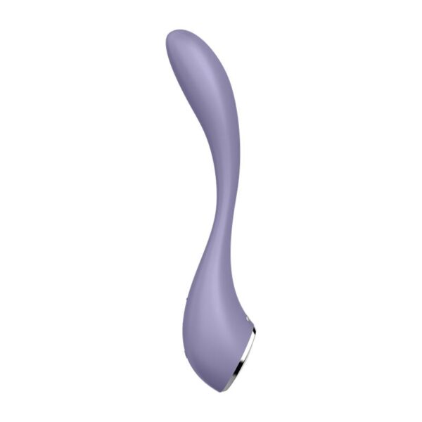 G-Spot Flex 5+ Multi Vibrator with Satisfyer Connect APP Lilac - Image 3