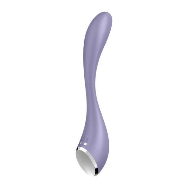 G-Spot Flex 5+ Multi Vibrator with Satisfyer Connect APP Lilac - Image 5