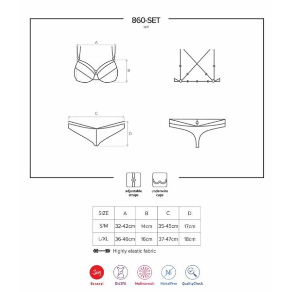 860-SET-1 2 Pieces Set Black - Image 3