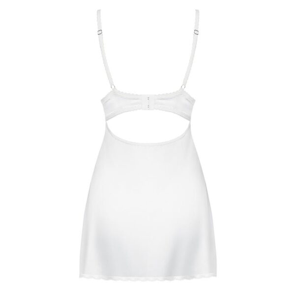 871-CHE-2 Chemise and Thong White - Image 4