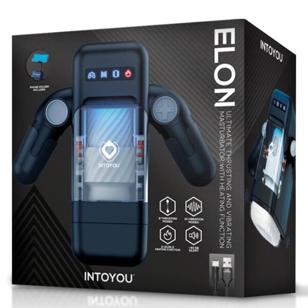 Elon Intelligent Masturbator with Up and Down Movement, Vibration, Heat and Phone Holder - Image 15