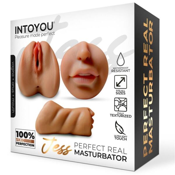 Jess Super Realistic Vagina, Anus and Mouth 650 gr - Image 7