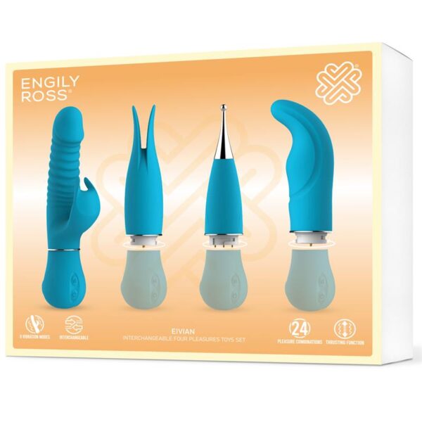 Eivian Interchangeable 4 Pieces Set Vibration and Thrusting - Image 8