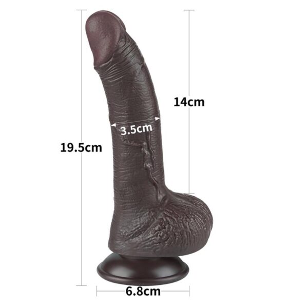 Sliding Skin Dual Layer Dildo 7.5 - Image 11