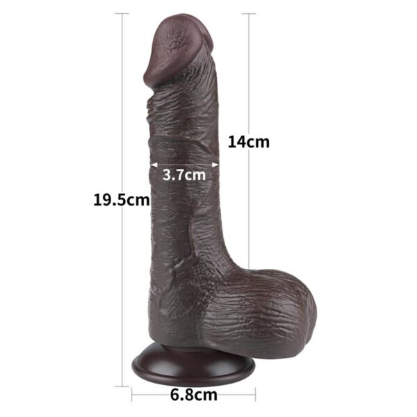 Sliding Skin Dual Layer Dildo 7.5 - Image 10