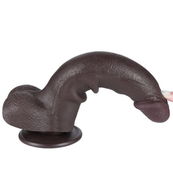 Sliding Skin Dual Layer Dildo 8.5 - Image 4