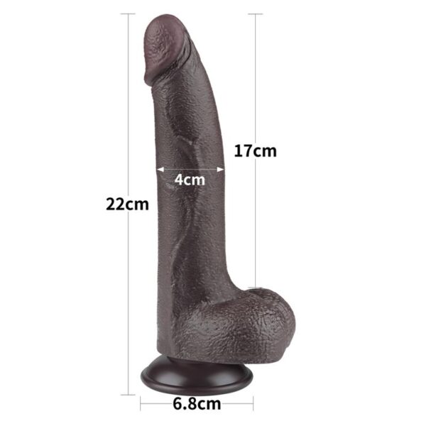Sliding Skin Dual Layer Dildo 8.5 - Image 11