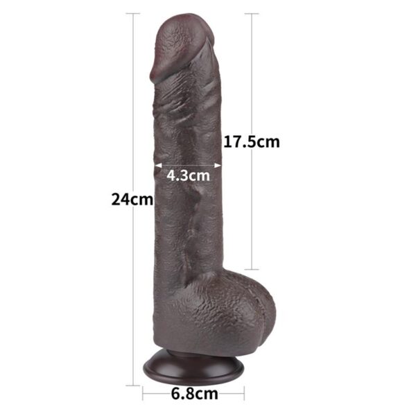 Sliding Skin Dual Layer Dildo 9.5 - Image 11
