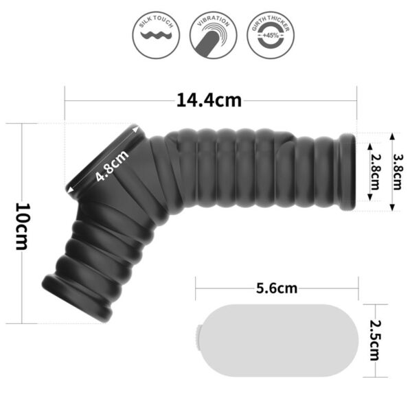 Vibrating Ring for Penis and Scrotum Wave Knights - Image 10