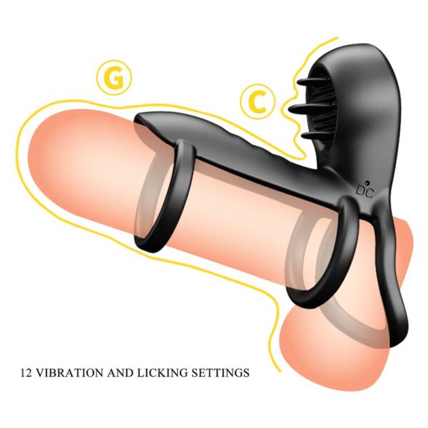 Jammy Triple Vibrating Penis Ring USB - Image 2