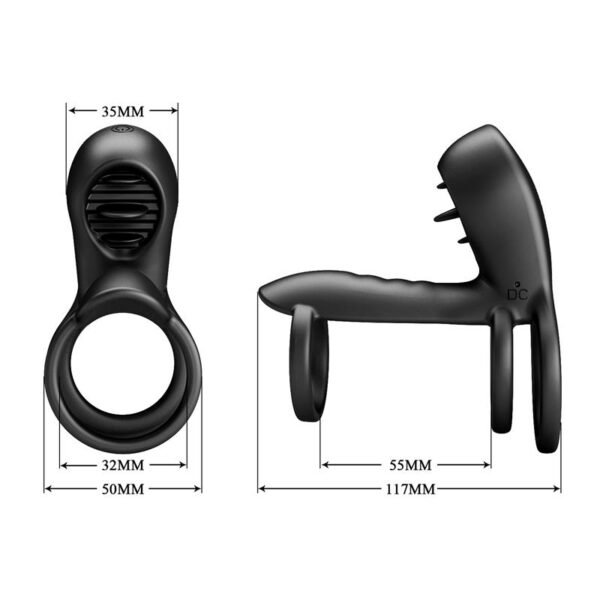 Jammy Triple Vibrating Penis Ring USB - Image 9
