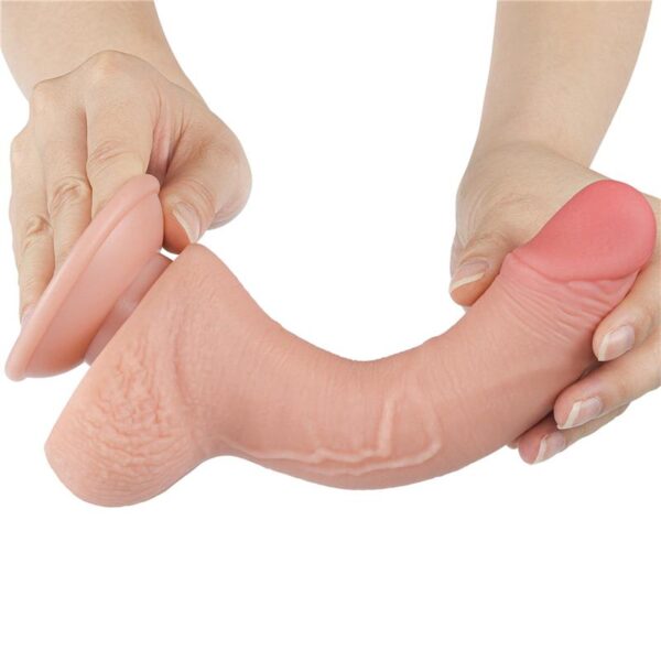 Sliding Skin Dual Layer Dildo 7.5 - Image 11