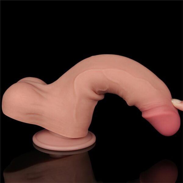 Sliding Skin Dual Layer Dildo 8.5 - Image 6