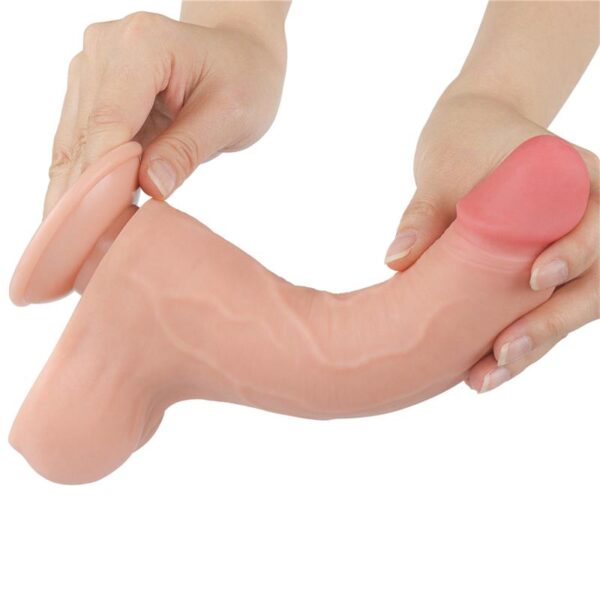 Sliding Skin Dual Layer Dildo 8.5 - Image 10